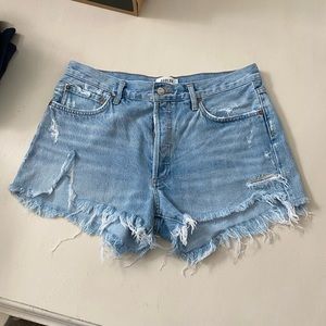 EUC Womens AGOLDE Parker Vintage loose fit denim jean shorts. Sz 30. Swapmeet.